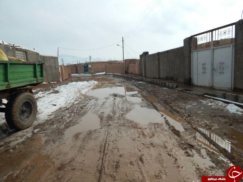 تردد دشوار از خیابان گل&zwnj;آلود + تصاویر