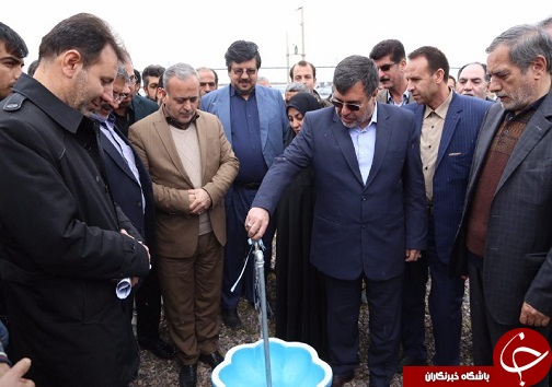 افتتاح یک طرح آبرسانی در ناصرآباد