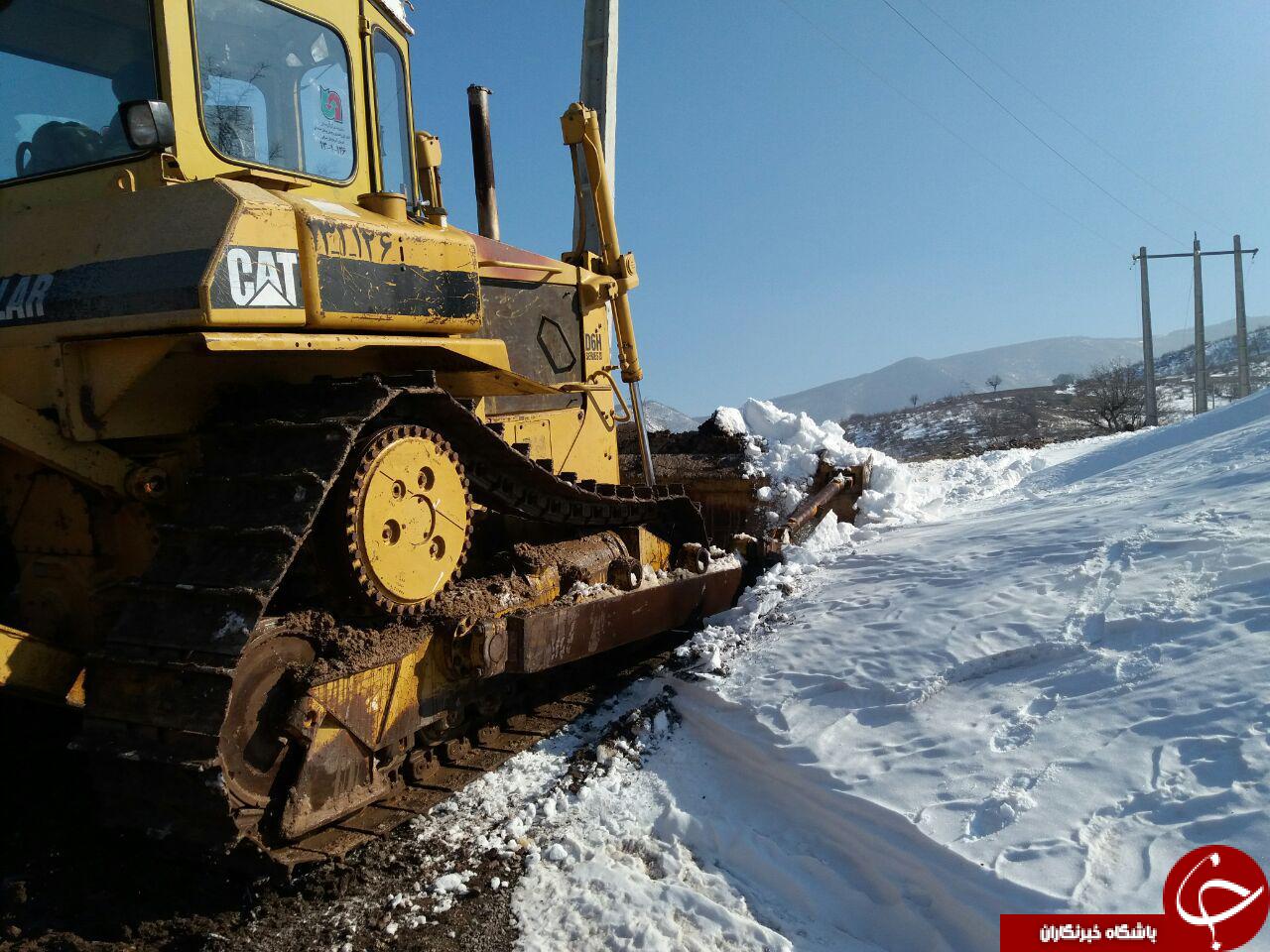 عملیات امدادرسانی به مادر باردار گرفتار در برف + فیلم وتصاویر