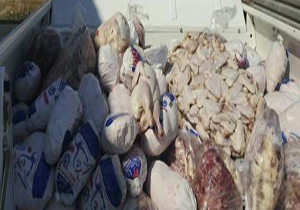 توقیف افزون بر 6 هزار کیلوگرم مواد گوشتی فاسد