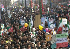 پاسخ دندان&zwnj;شکن ملت ایران به لفاظی&zwnj;های دولت آمریکا + فیلم