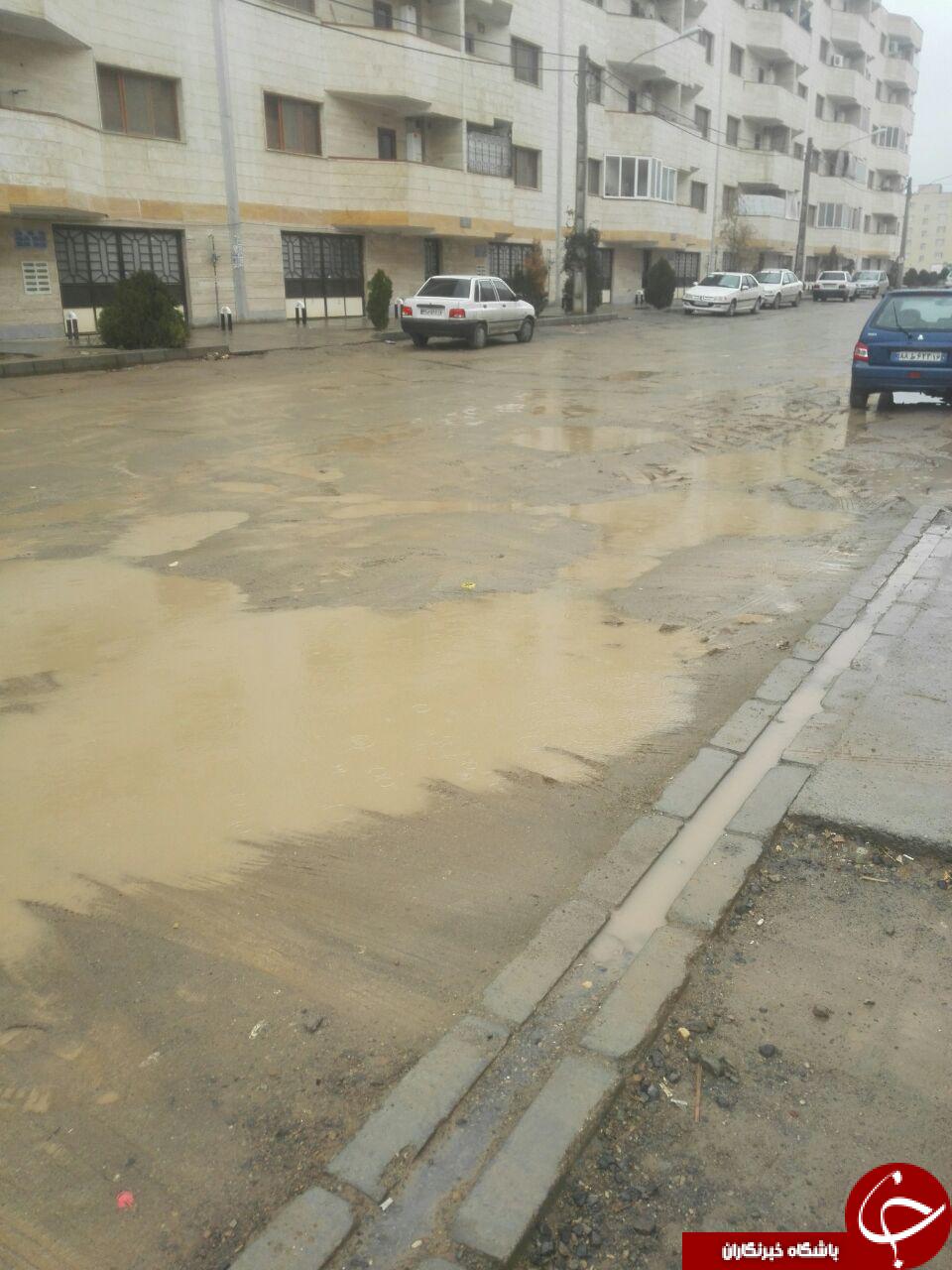 خیابان&zwnj;های خاکی در شهرک پردیسان + تصاویر