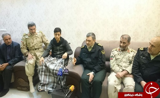 فرمانده نیروی انتظامی وارد زاهدان شد + تصاویر