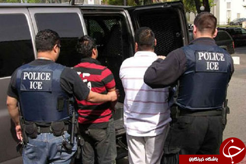 بازداشت صدها مهاجر به دست پلیس آمریکا+تصاویر//////////////