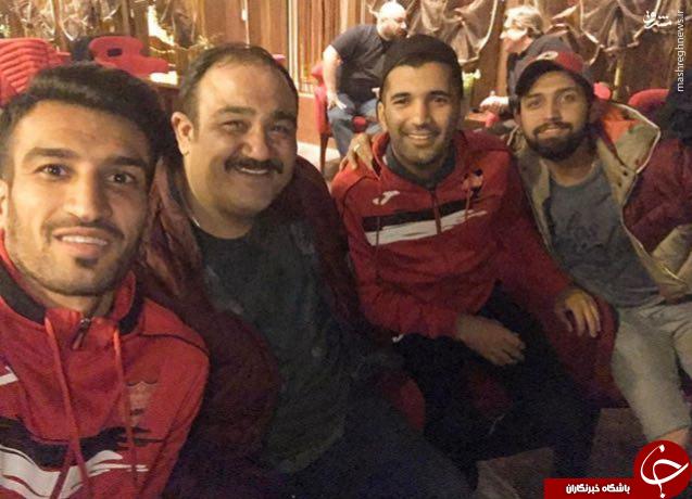 مهران غفوریان در اردوی پرسپولیس+عکس