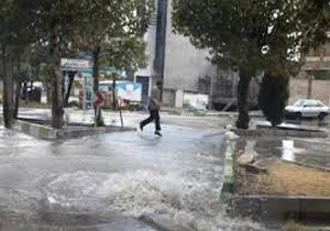 خطر وقوع سیلاب و آبگرفتگی معابر