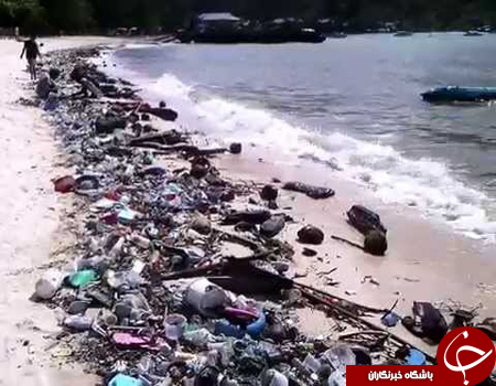 جزیره ای که نامش زباله است + تصاویر
