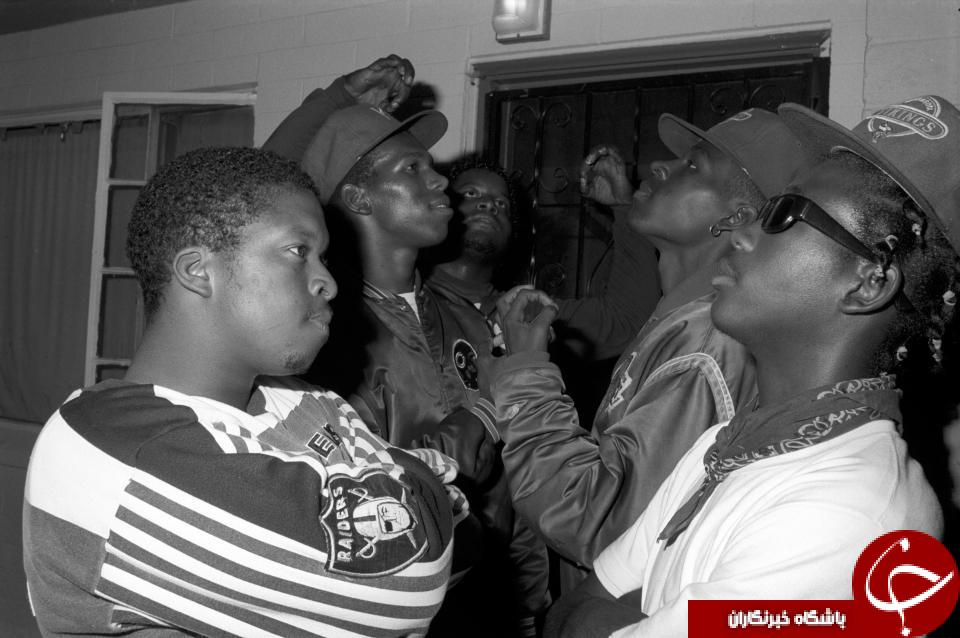 تصاویری زیرخاکی از باندهای تبهکار لس آنجلس در دهه 90/////ویژه عید