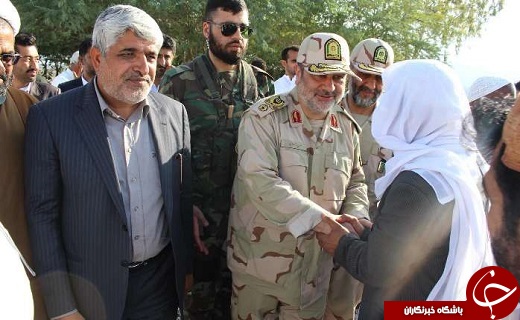 بازدید هوایی فرمانده ناجا و مرزبانی از مرزهای شرقی کشور