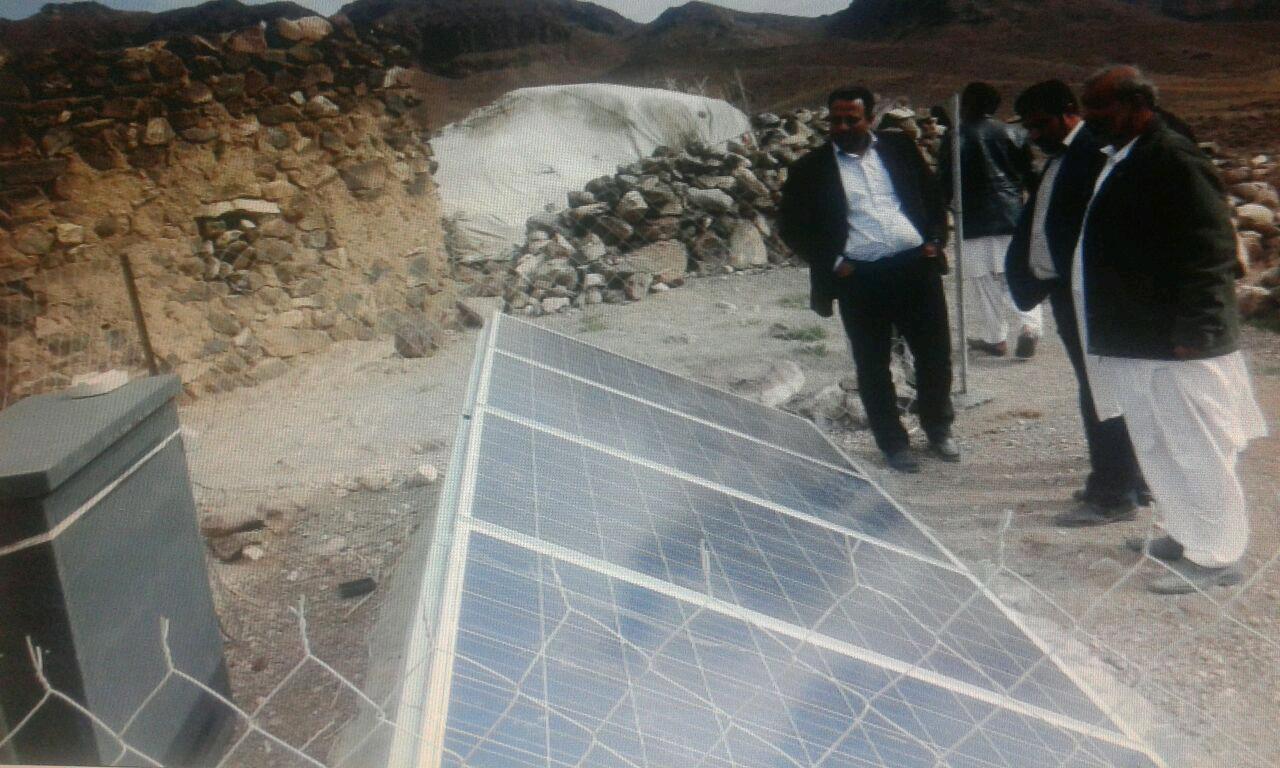 4 روستای ریگان از پنل خورشیدی بهره&lrm;مند شدند
