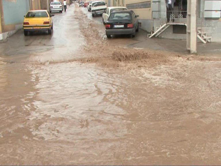 بارش برف و باران در نقاط مختلف کرمان