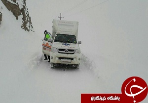 امداد رسانی به پیرمرد روستایی + تصاویر