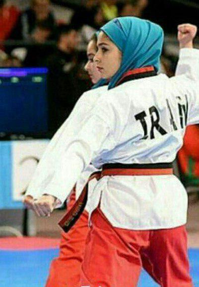 حضور بانوی زنجانی در اردوی تيم ملی تکواندو