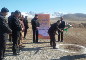 کلنگ زنی خوابگاه دانشجویی در شهرکرد