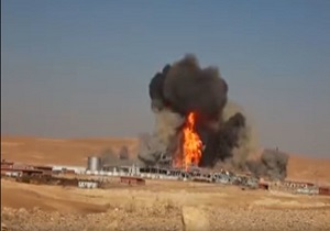 آزادسازی یک میدان گازی در حومه حمص سوریه