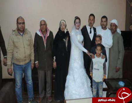 مراسم عروسی که در اداره پلیس برگزار شد+تصاویر