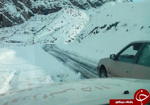 جدال سه ساعته با جاده برفی برای نجات پیرمرد روستایی