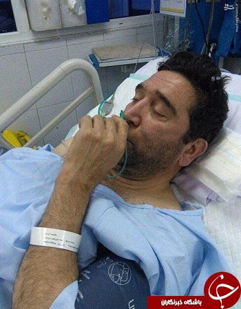 جانباز و مداح اهل بیت(ع) بستری شد + عکس