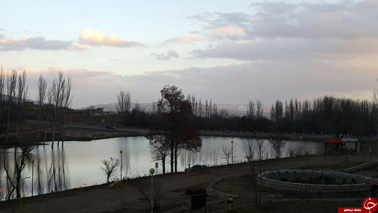 نمایی زیبا از دریاچه سمیرم + تصاویر