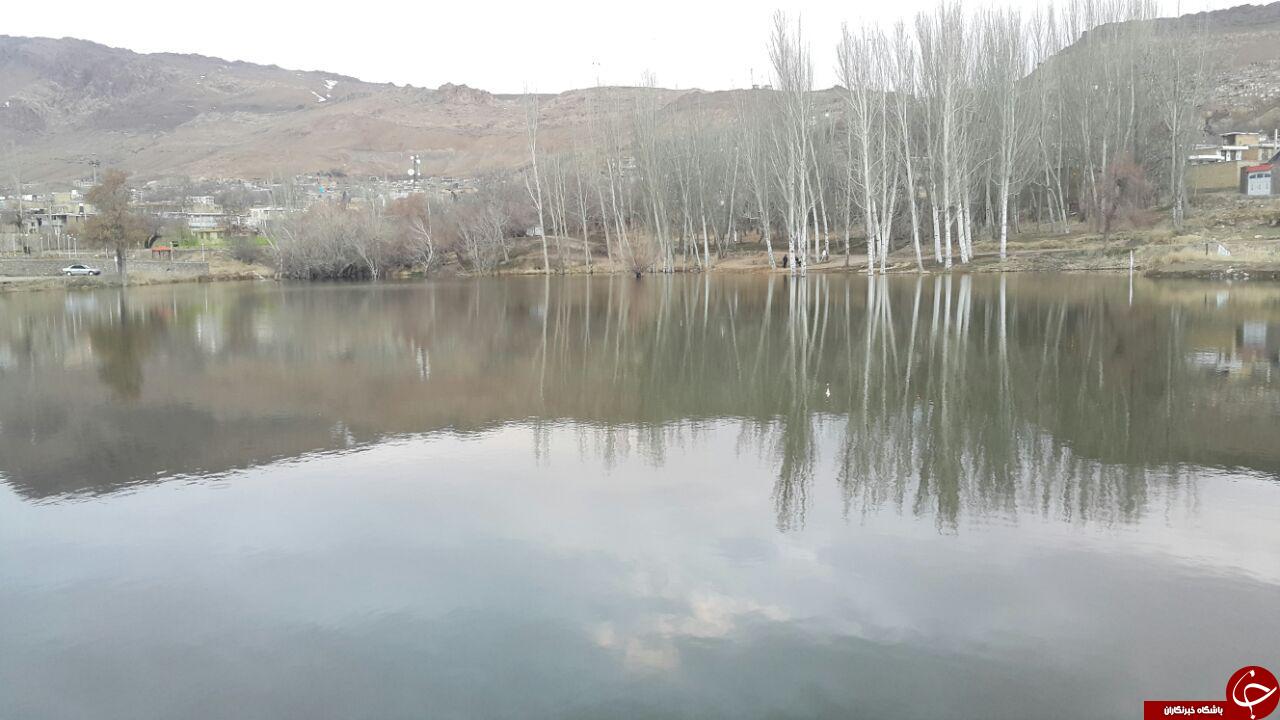 نمایی زیبا از دریاچه سمیرم + تصاویر