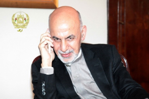 ابراز همدردی اشرف غنی در تماس تلفنی با نواز شریف
