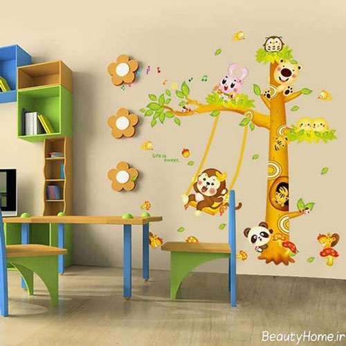 دکوراسیون مهد کودک با انواع طراحی&zwnj;های زیبا.