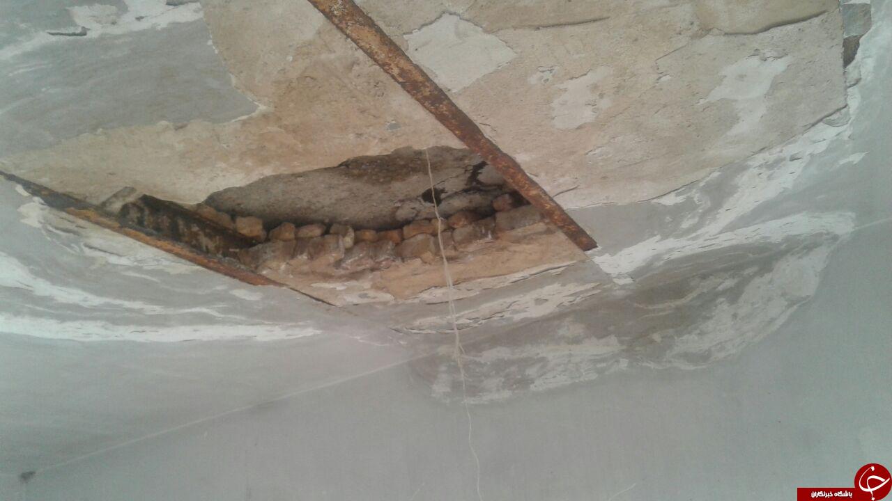 شرایط نامطلبوب کلاس درس در ازنا مهلمک + تصاویر