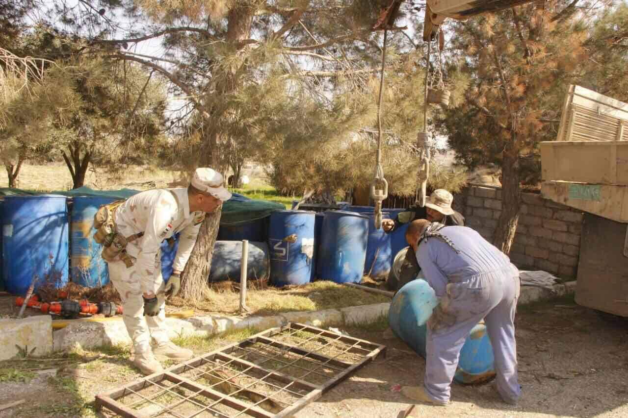 کشف کارخانه بمب داعش در 