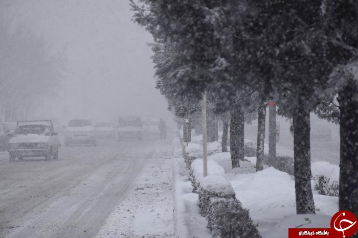 بارش زیبای برف و سفید پوش شدن آذربایجان غربی+تصاویر