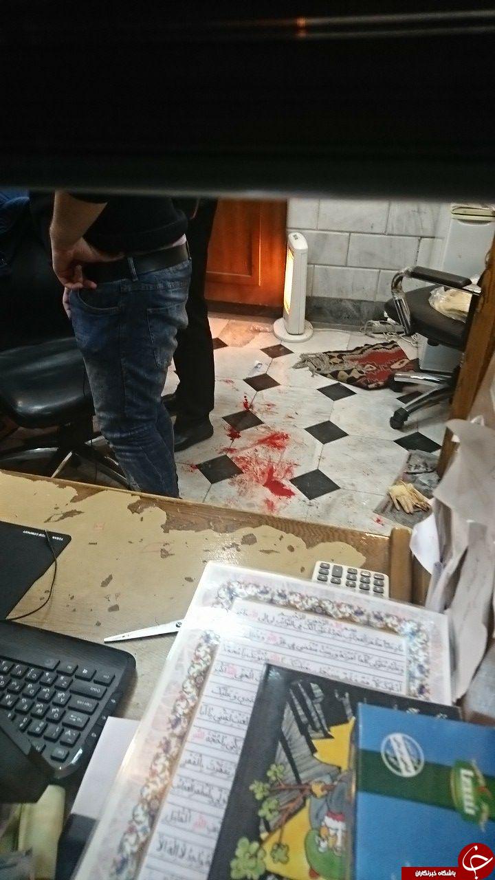 سرقت مسلحانه از صرافی/ زخمی شدن مالک مغازه + تصاویر