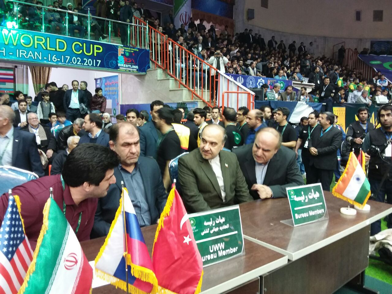 آغاز افتتاحیه رقابت های جام جهانی کشتی آزاد