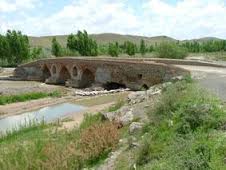 پل قیزلار  پل توسعه گردشگری شهرستان ملکان