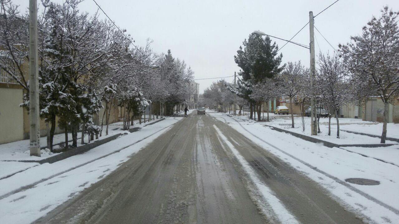 بارش برف در خراسان شمالی
