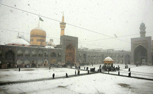 بارش برف و باران و بسته شدن برخی محورهای خراسان رضوی