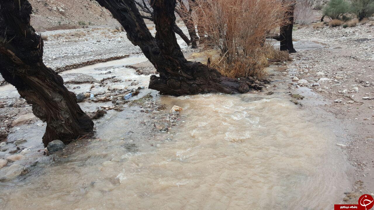 جاری شدن رودخانه در چترود + تصاویر