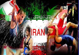 کاپ قهرمانی جام جهانی در دستان کشتی‌گیران کشورمان + فیلم