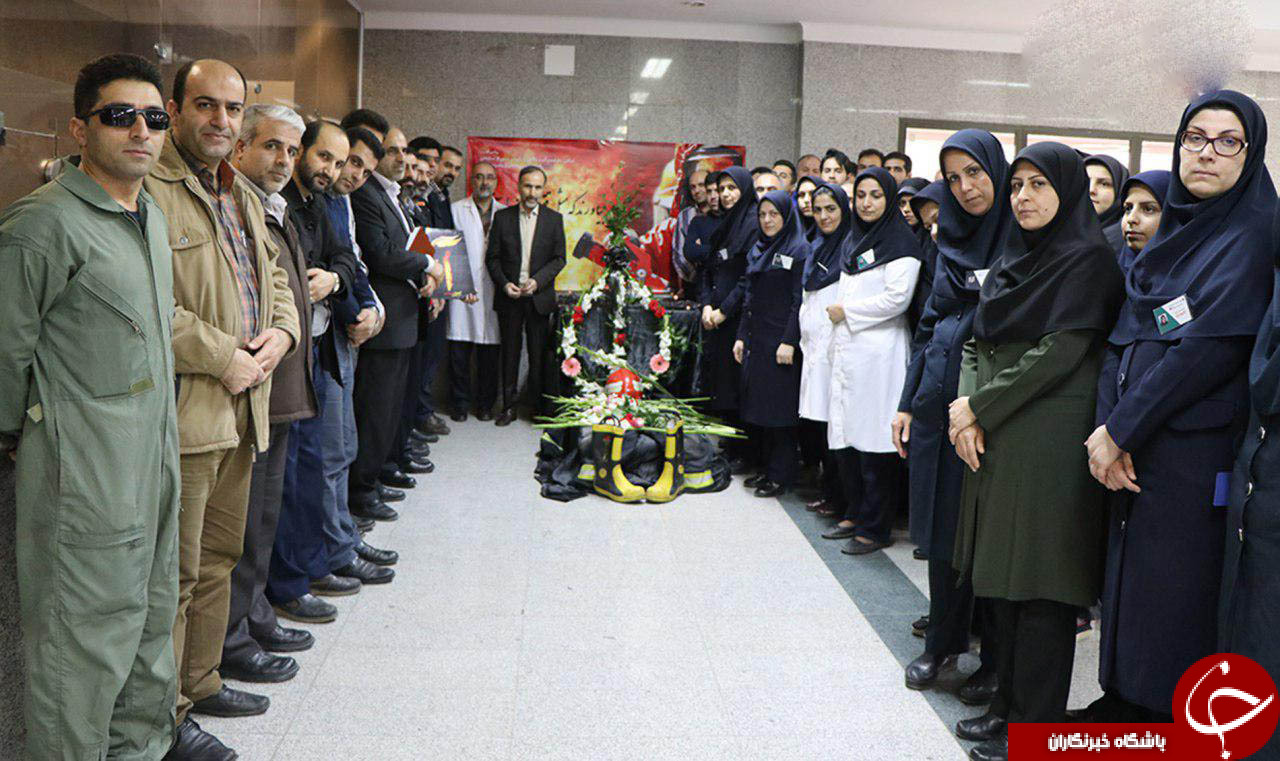 همدردی با آتش نشانان حادثه پلاسکو+ تصاویر