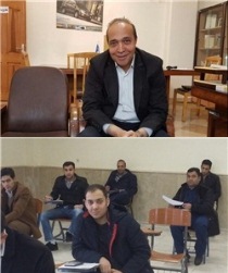 تحصیل پدر و پسر در یک رشته دانشگاه آزاد ملکان