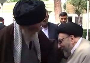 گفتگوی رهبر انقلاب با مرحوم آیت&zwnj;الله خسروشاهی + فیلم