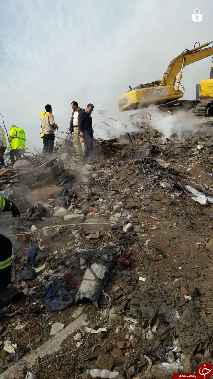 نمایی از تصاویر آواربرداری پلاسکو