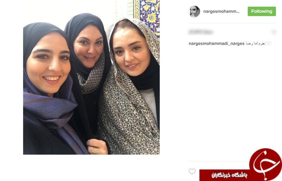 2 بازیگر مشهور سینما در حرم امام رضا