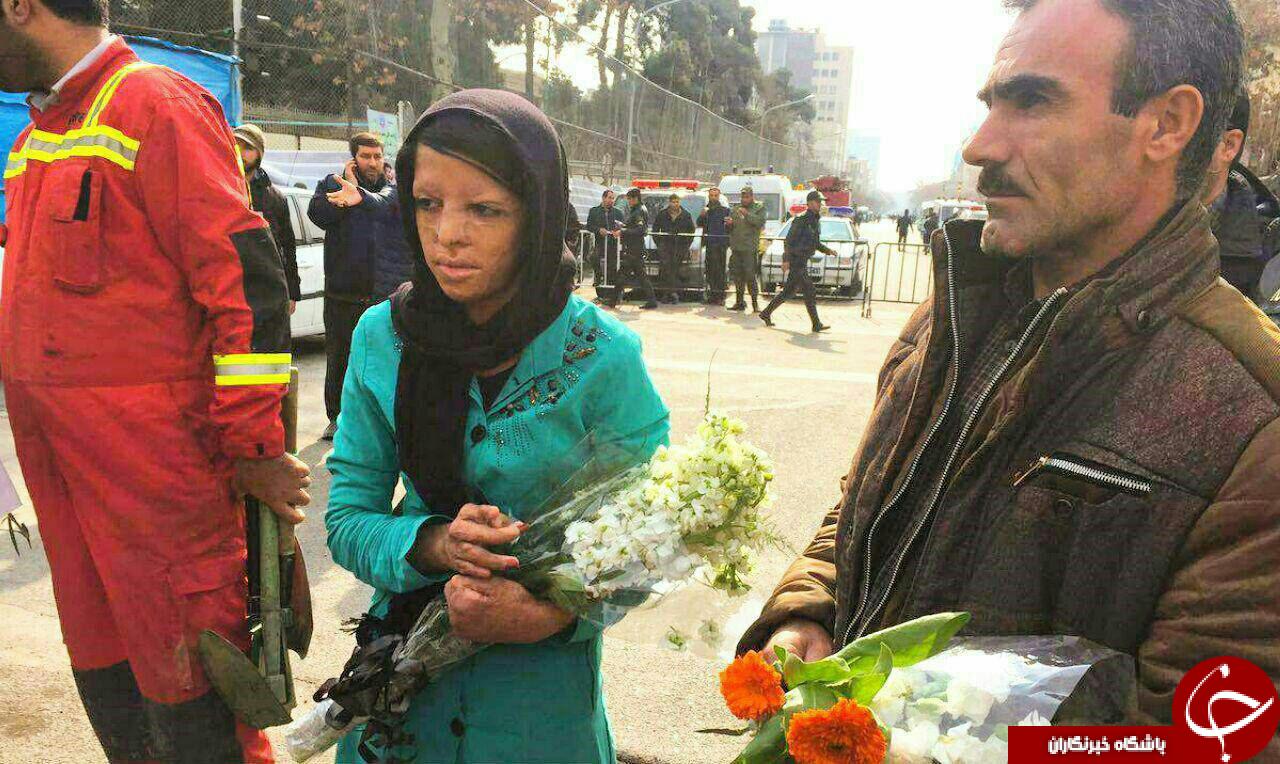 ابراز همدردی دانش آموزان شین آباد به غیورمردان پلاسکو + تصاویر