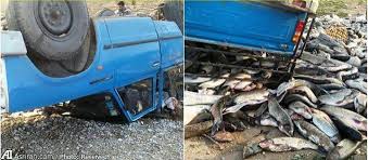 واژگونی خودرو نیسان در محور قوچان به چناران