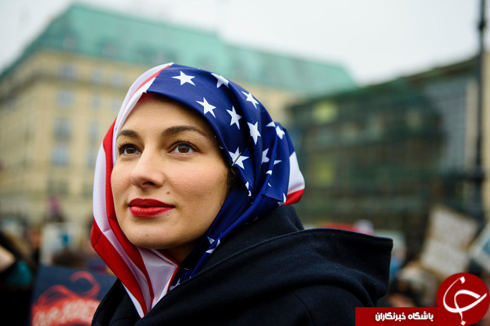 تظاهرات بانوان علیه ترامپ در کشورهای مختلف جهان+تصاویر