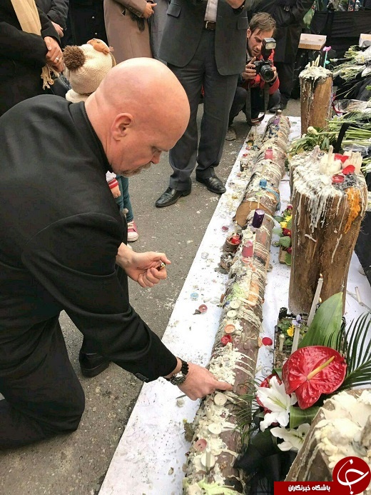 نماینده سازمان ملل در تهران به جان باختگان حادثه پلاسکو ادای احترام کرد