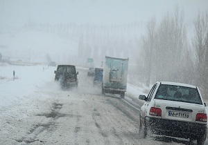 کولاک در محورهای مواصلاتی استان
