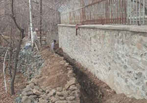 اصلاح شبکه داخلی و انشعابات آب شرب روستای طامه