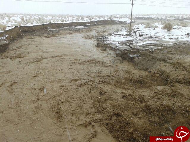 تخریب بند ریزه در روستای خیر آباد