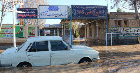 خسارت 100 درصدی تجهیزات مرکز مدیریت حوادث بردسیر