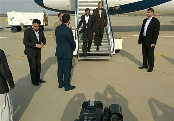 معاون اول رئیس جمهور وارد فرودگاه کنارک شد+ تصاویر